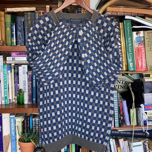 Vintage Checkered sweater : oversized Unisex - Picture 12 of 13